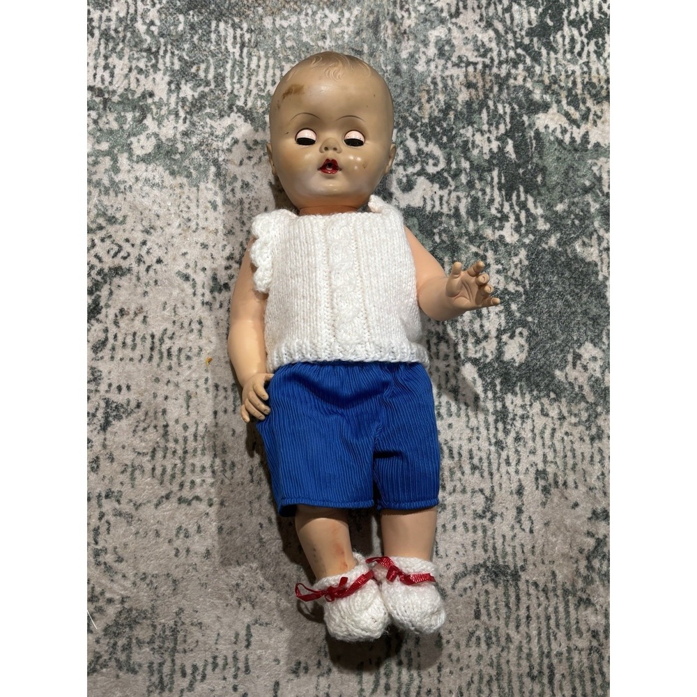 1950s Creepy Plastic Doll